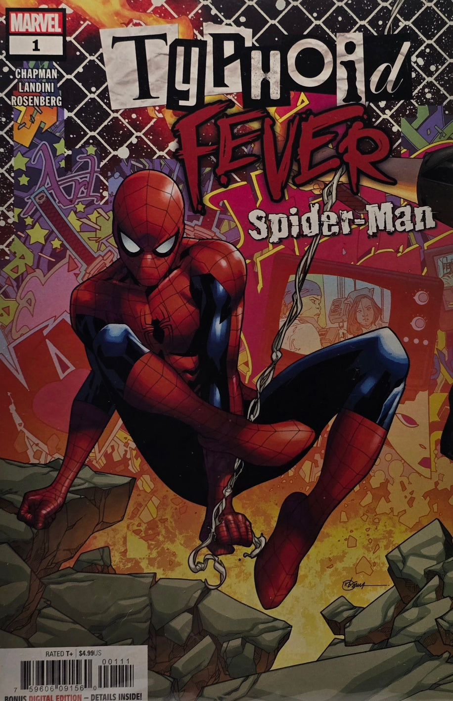 Typhoid Fever: Spider-Man #1 (Marvel Comics) — Chapman, Landini & Rosenberg