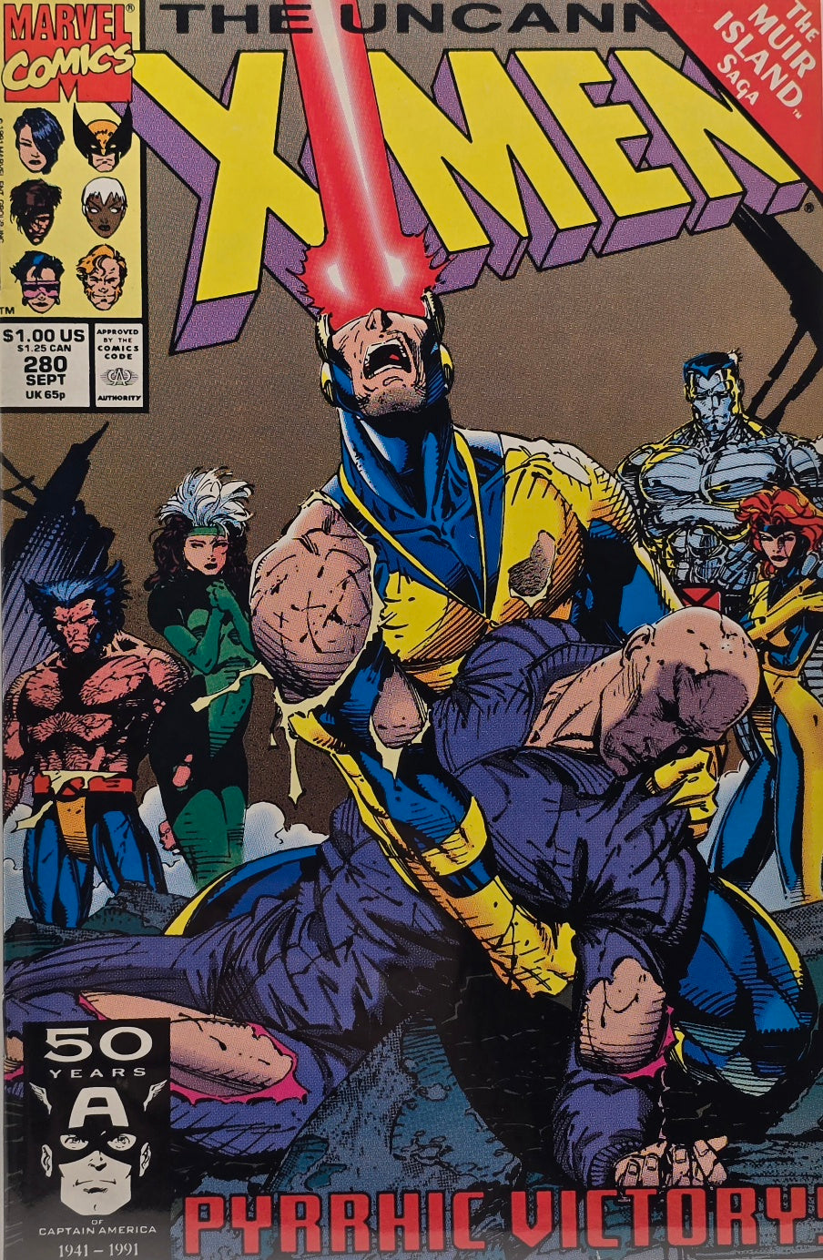 Uncanny X-Men #280 — Pyrrhic Victory! (Muir Island Saga, September 1991)