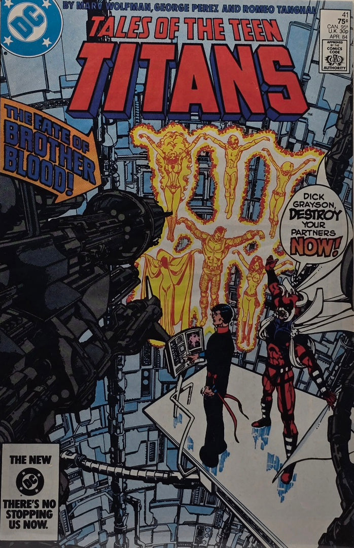 Tales of the Teen Titans #41 — "The Fate of Brother Blood!" (DC Comics, April 1984) — Wolfman, Pérez & Tanghal