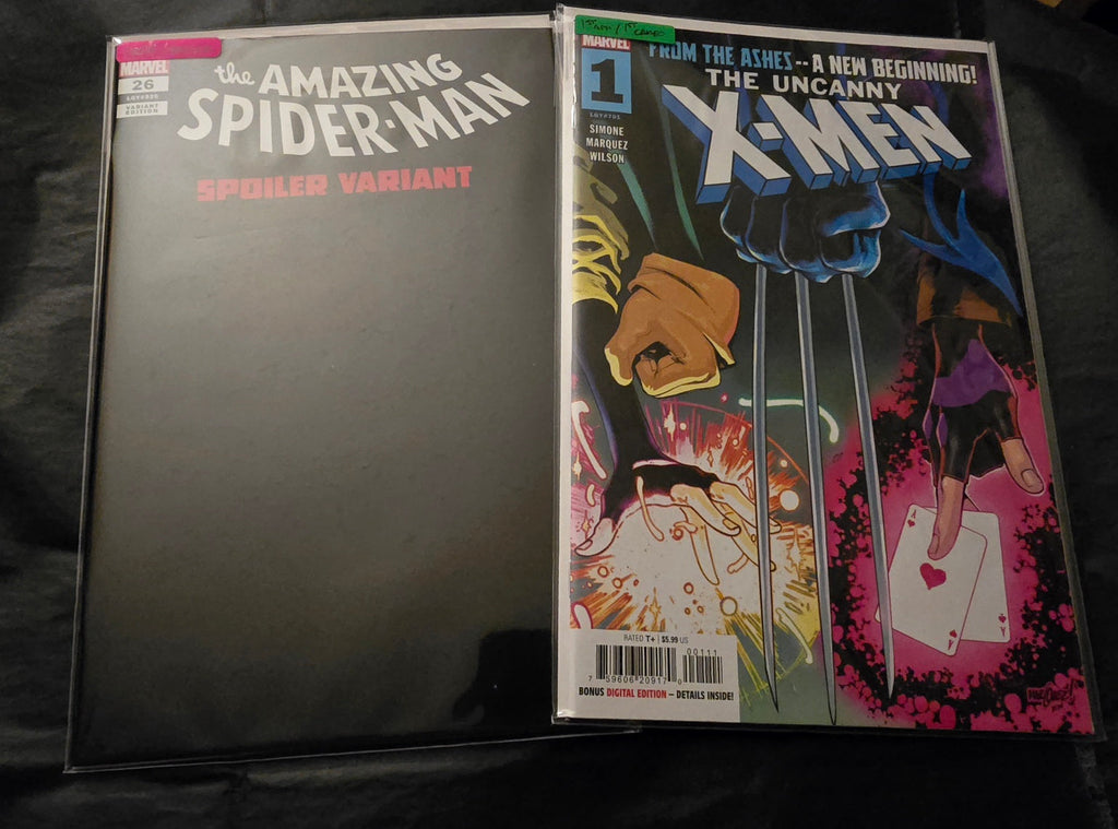 Marvel Comics Lot – Ultimate Wolverine #2, Dark Web #1, Amazing Spider-Man #26 & Uncanny X-Men #1