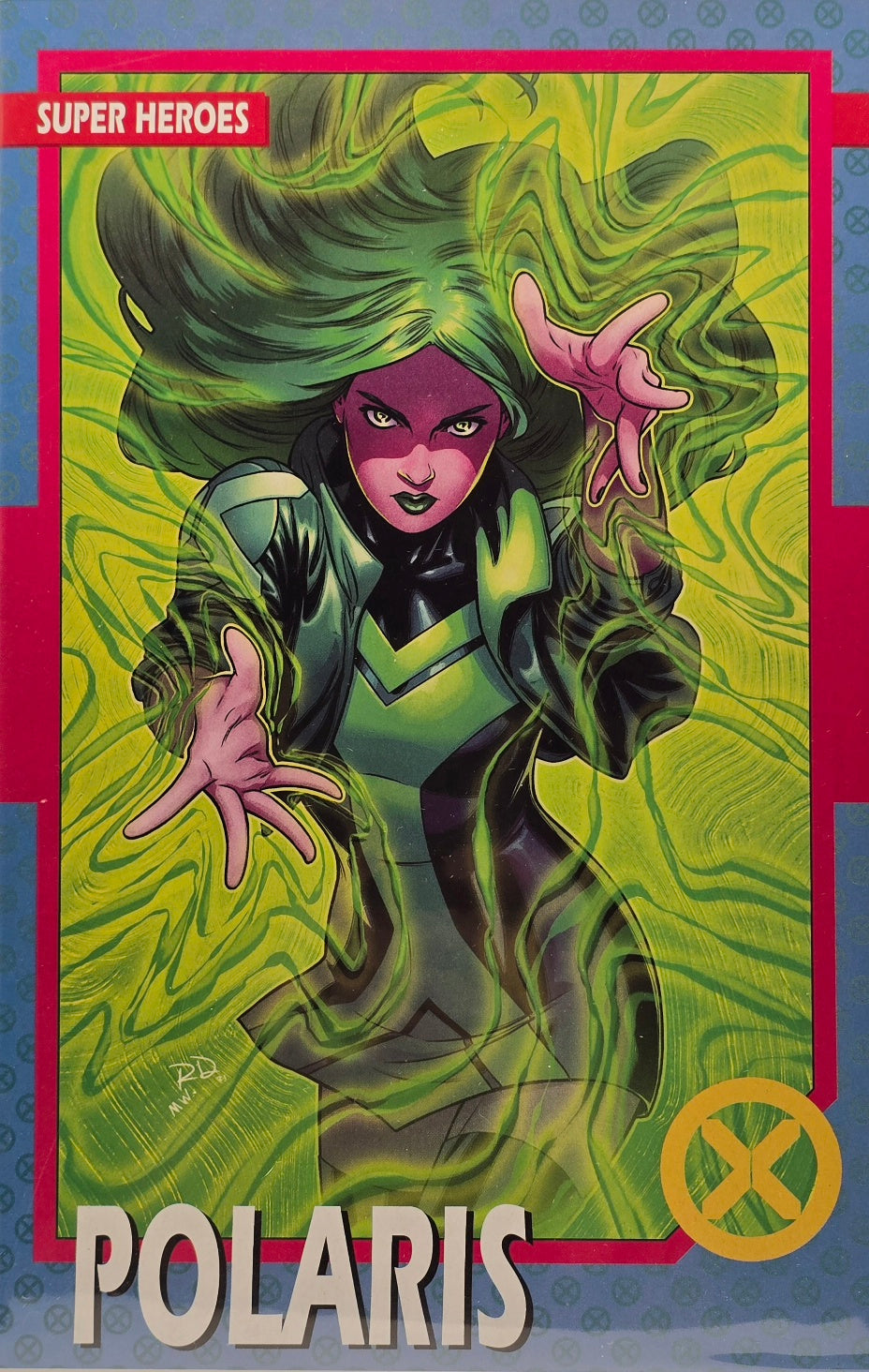 X-Men — Super Heroes Trading Card Variant: Polaris (Marvel)