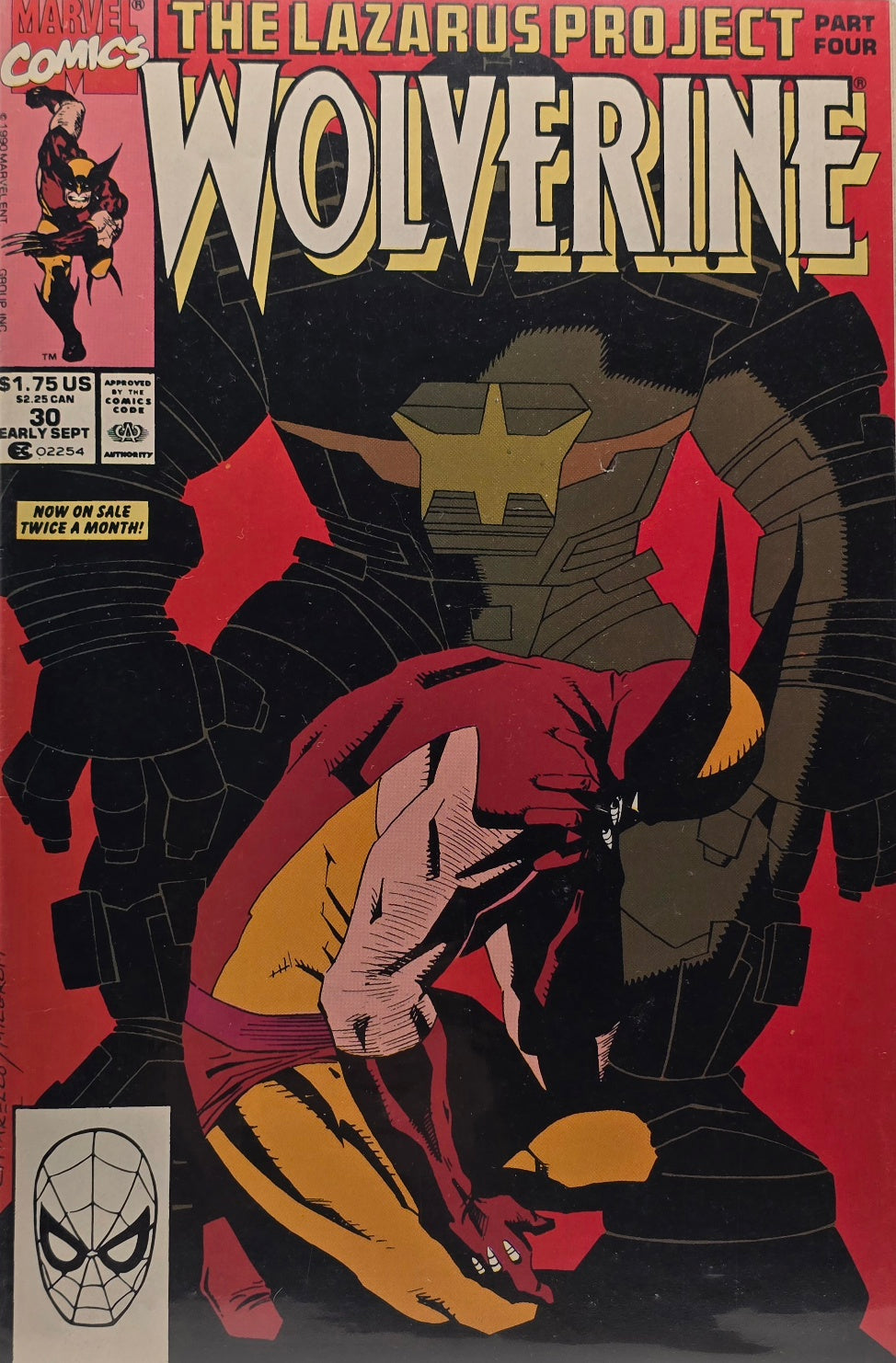Wolverine #30 — The Lazarus Project Part Four (Early Sept 1990)