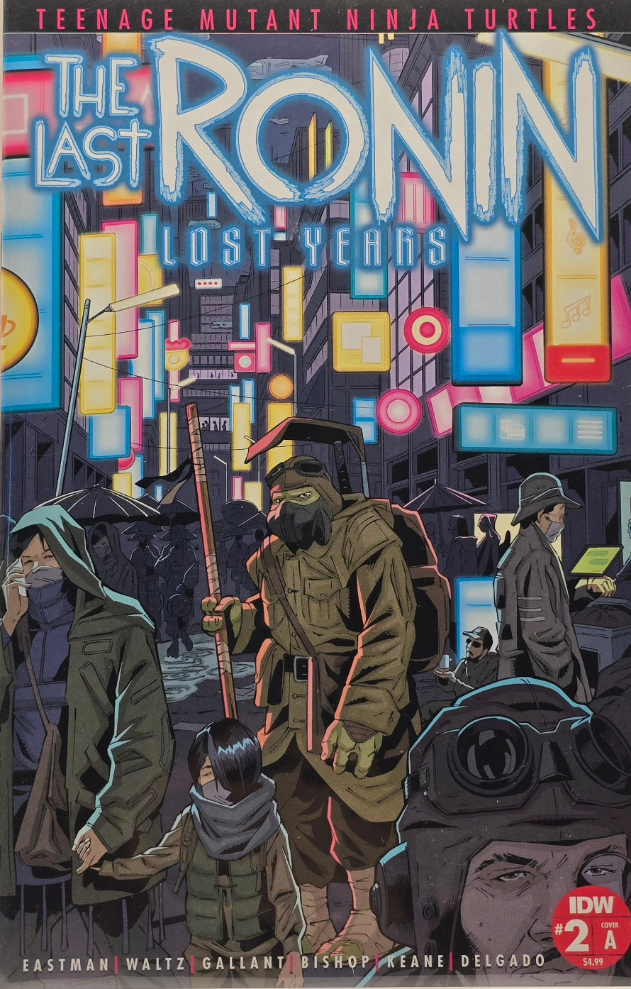 TMNT: The Last Ronin — Lost Years #2, Cover A (IDW Publishing)