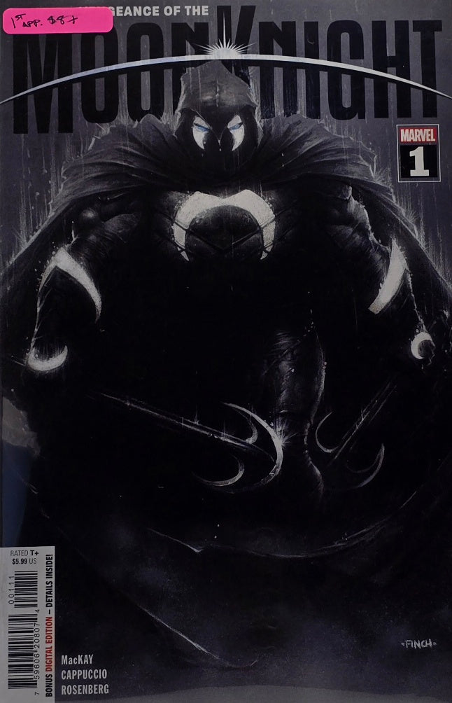Vengeance of the Moon Knight #1 (Marvel, 2024) — 1st Appearance — David Finch Cover