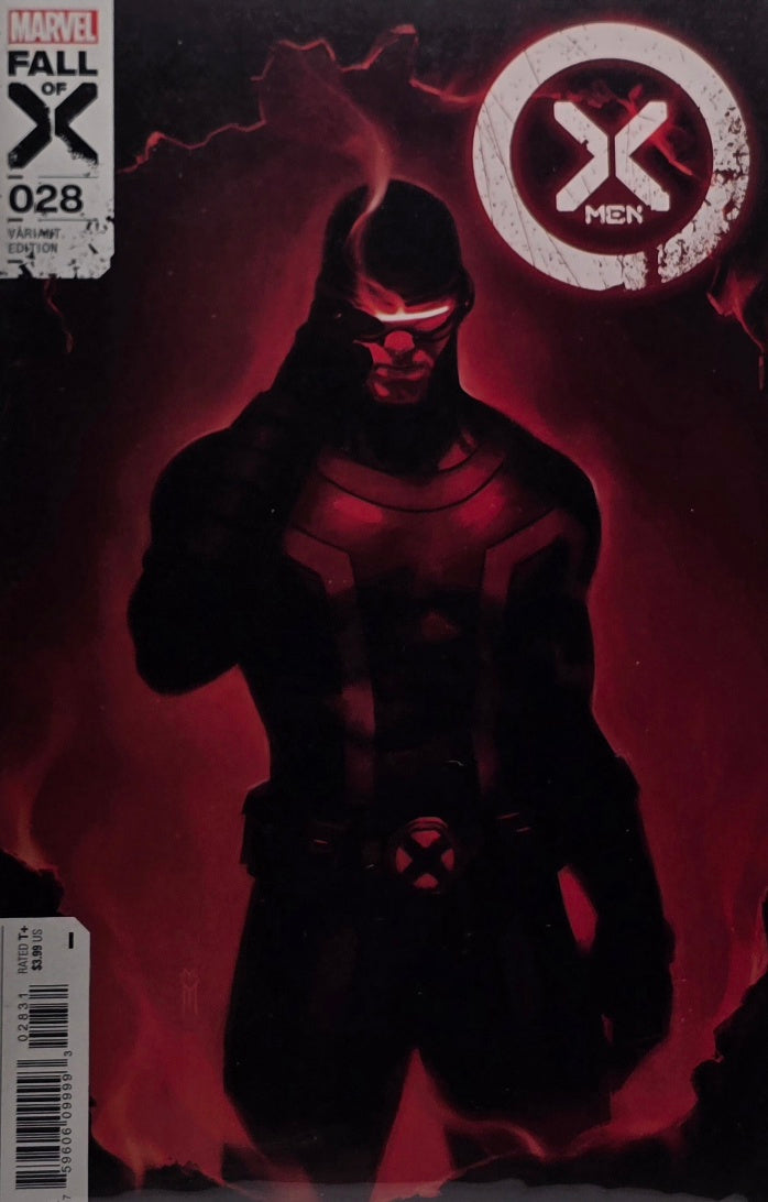 X-Men #28 — Fall of X — Variant Edition (Cyclops Hooded Cover — Marvel)