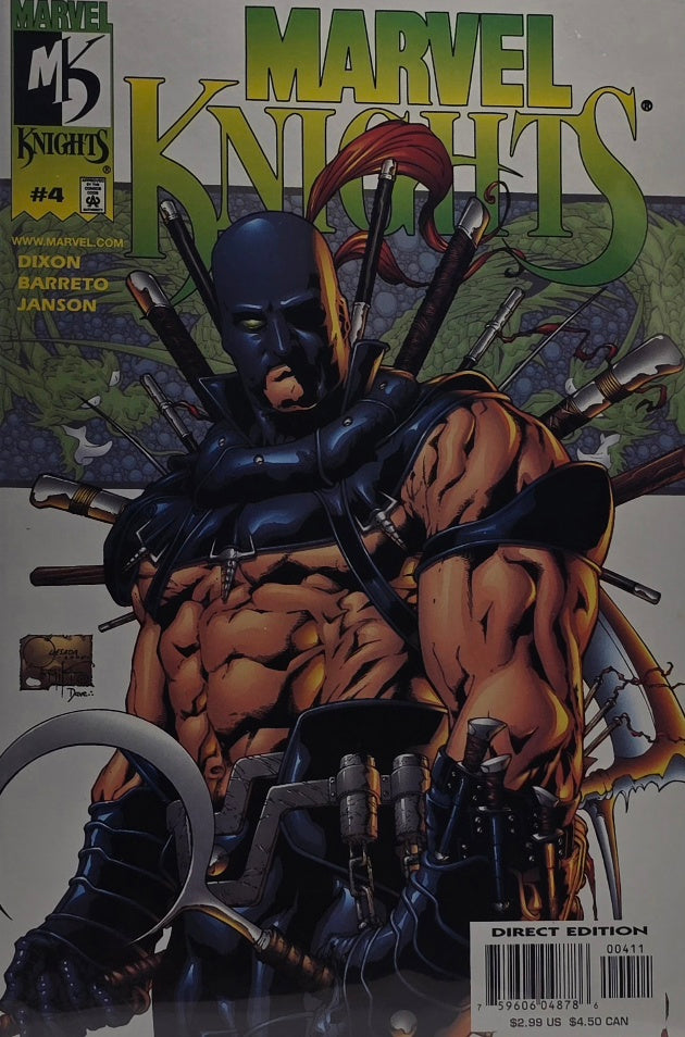 Marvel Knights #4 (Dixon / Barreto / Janson — Shang-Chi Cover)
