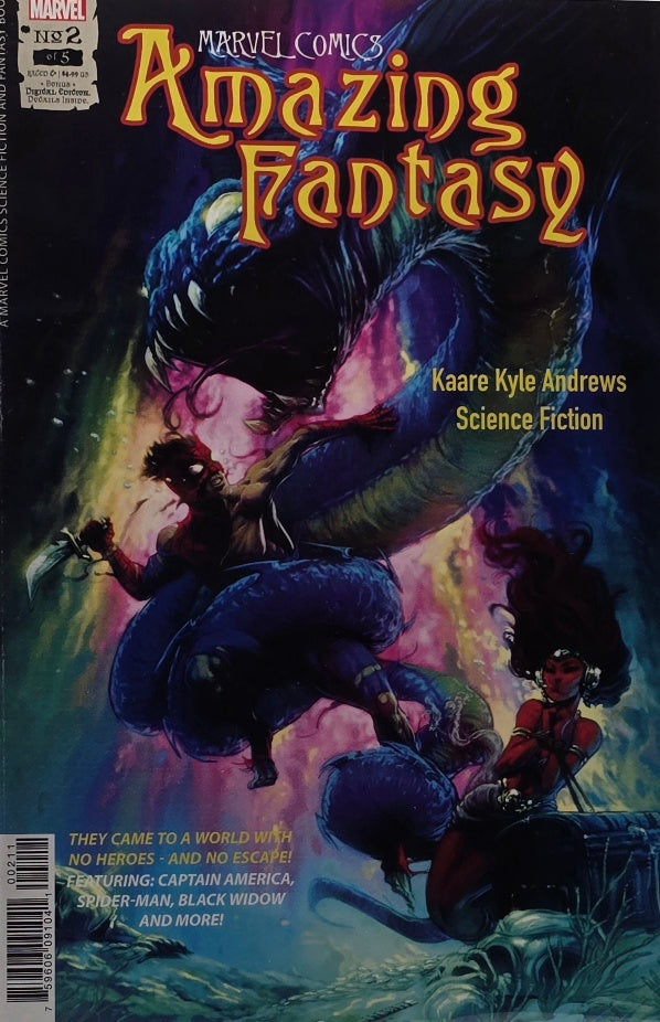Amazing Fantasy #2 of 5 — Main Cover — Kaare Kyle Andrews Science Fiction (Marvel Comics)
