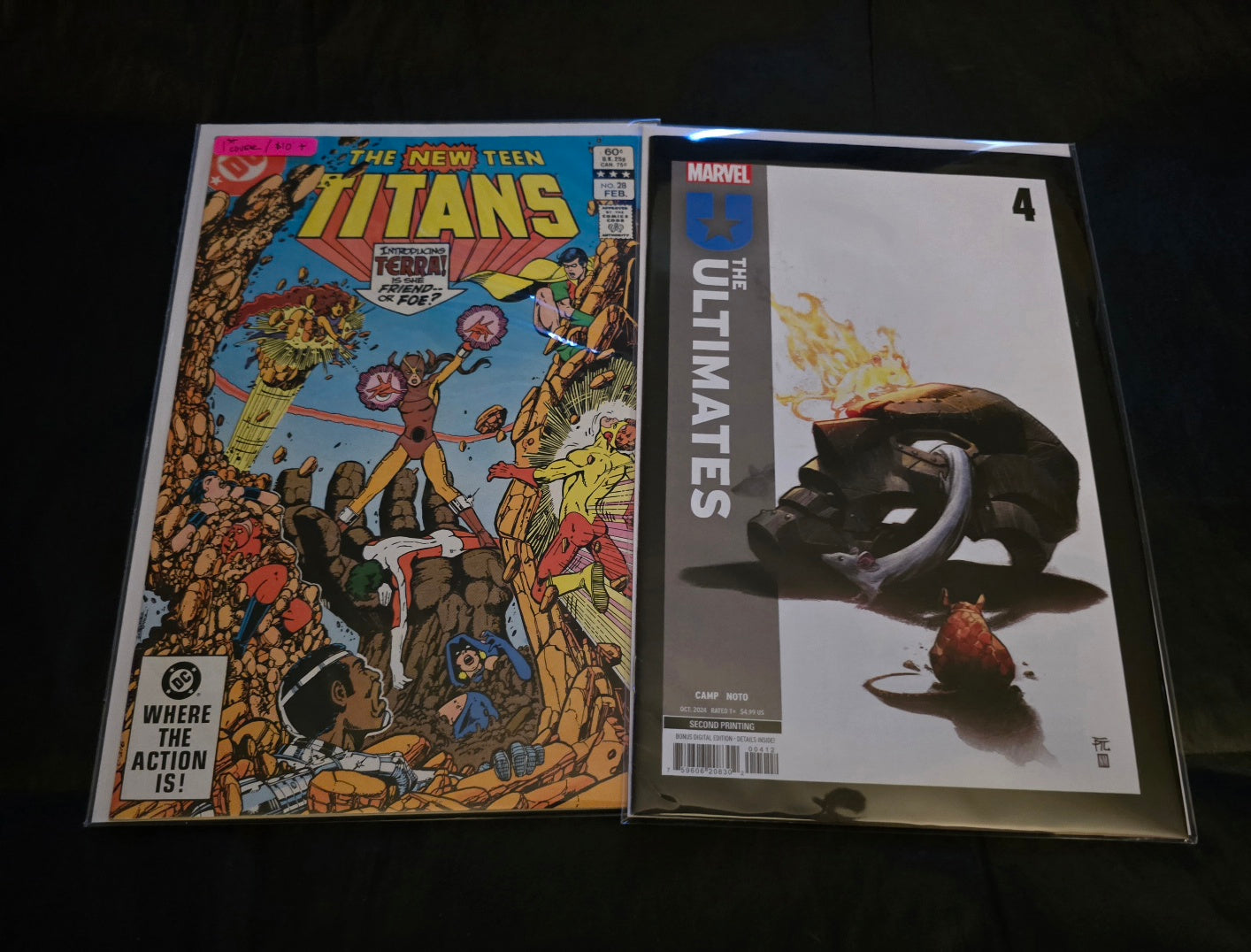 The New Teen Titans #28 + The Ultimates #4 Comic Pair