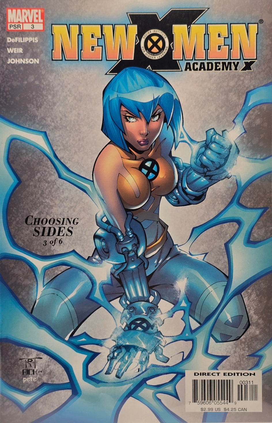 New X-Men: Academy X #3 — Choosing Sides: Part 3 of 6 (2004)