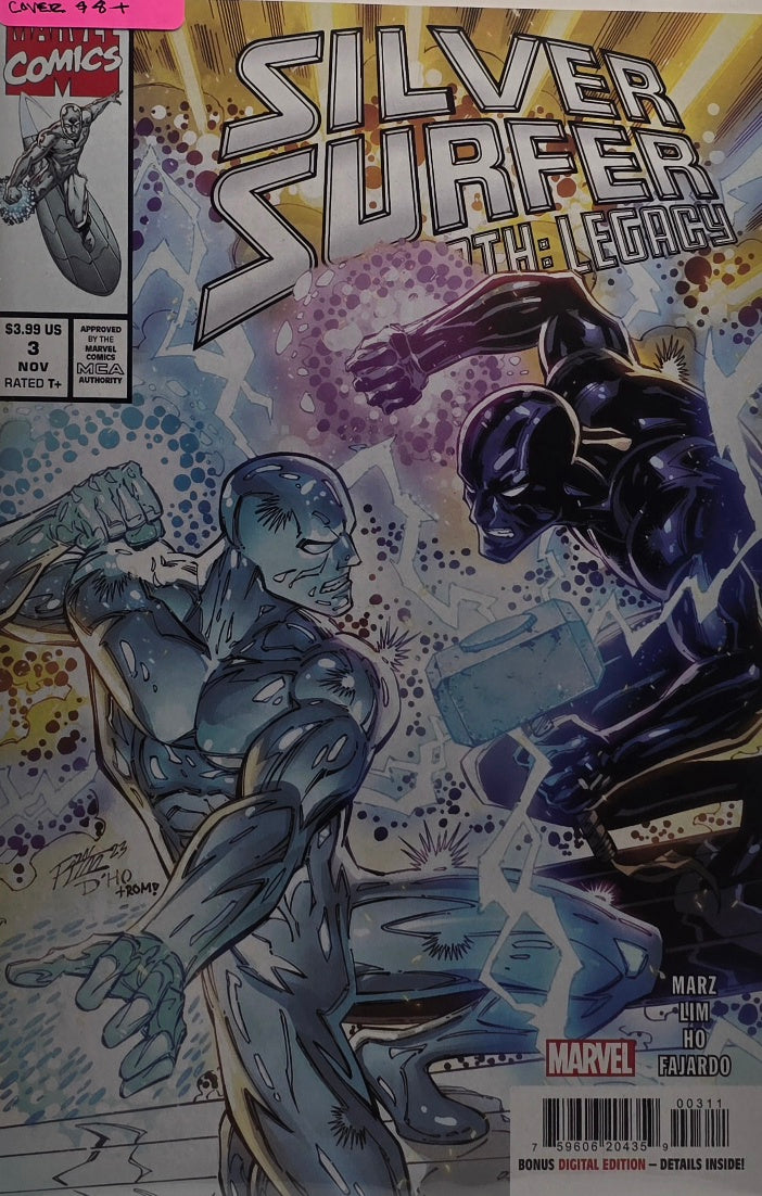 Silver Surfer: 30th Anniversary Legacy #3 — Silver Surfer vs. Black Panther (Marvel — Marz / Lim / Ho / Fajardo)