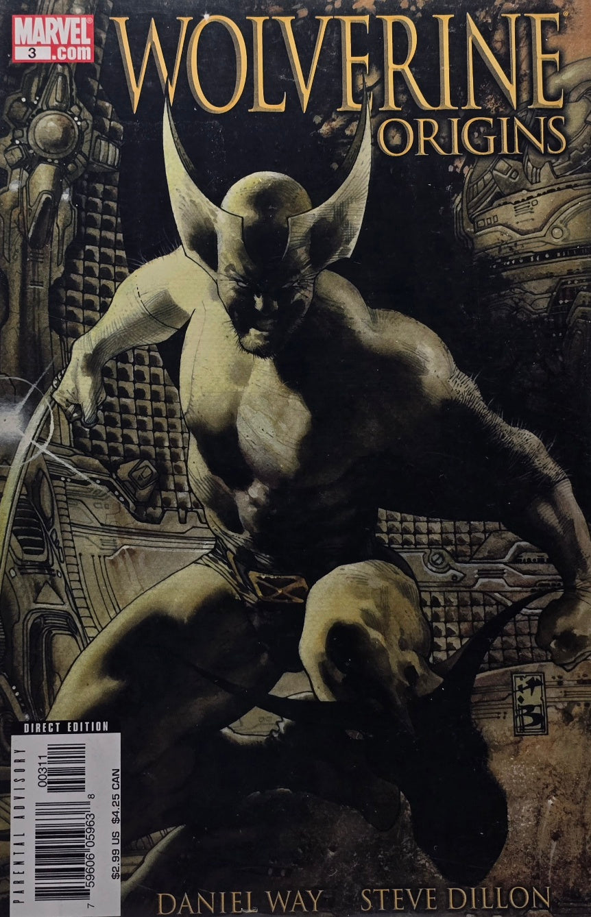 Wolverine Origins #3 (Marvel Comics) — Daniel Way & Steve Dillon — 2006 — Direct Edition