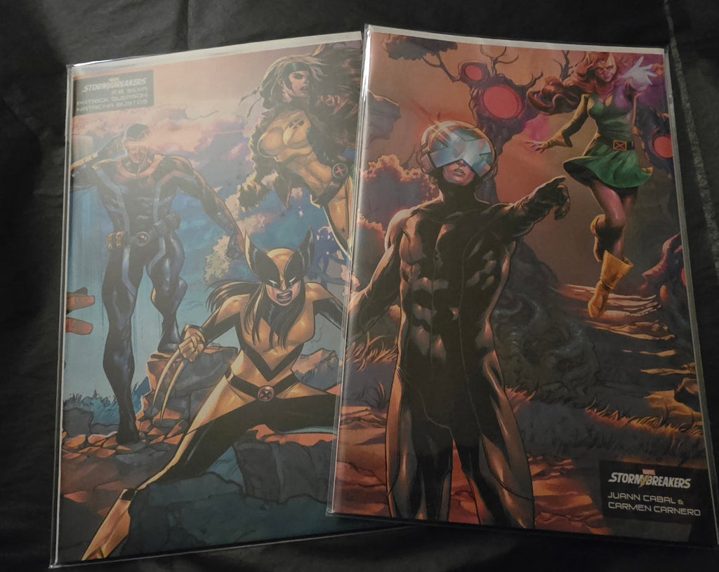X-Men Comics Lot – Stormbreakers Variant, X-Men #12 Chibi Variant, X-Men #25 Fall of X & Team Variant