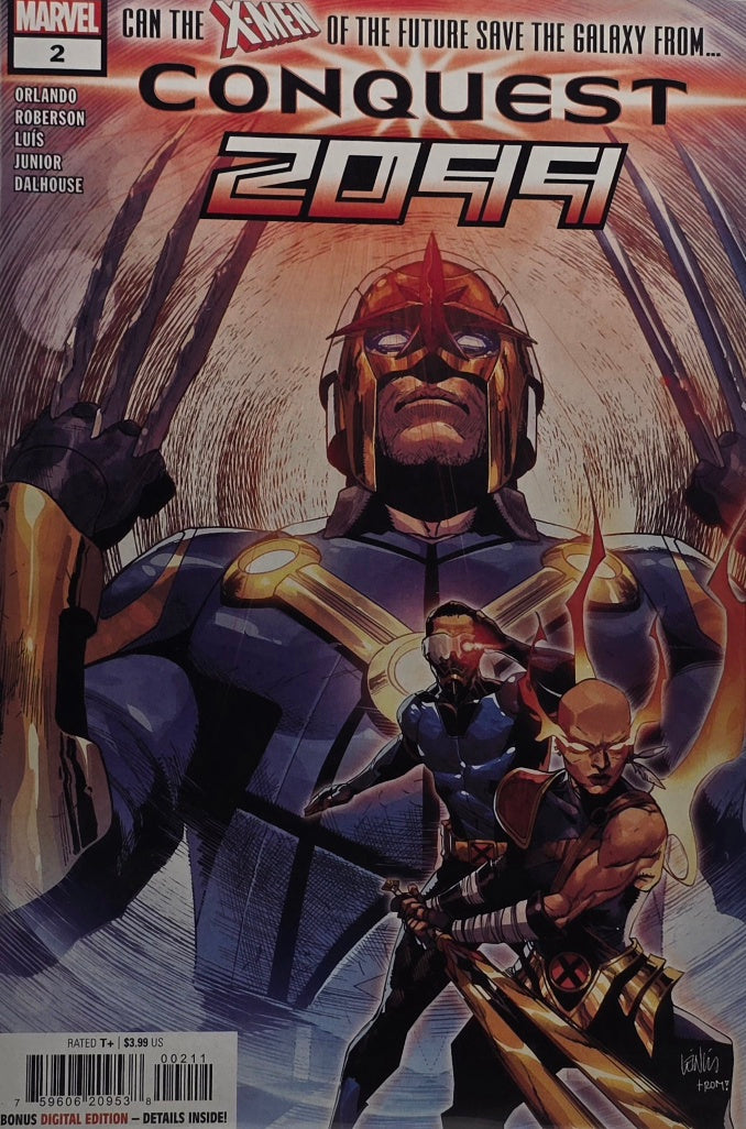 Conquest 2099 #2 — X-Men of the Future vs. Galactus (Marvel — Orlando / Roberson / Luís / Junior / Dalhouse)
