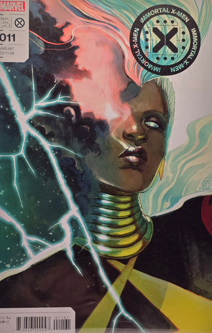 Immortal X-Men #11 — Variant Edition — Storm Lightning Close-Up — Destiny of X (Marvel Comics)