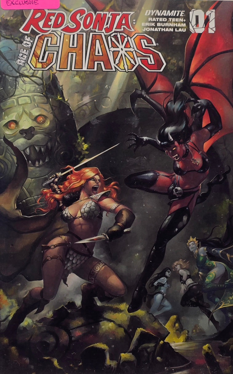 Red Sonja: Age of Chaos #1 — Exclusive Variant (Dynamite Entertainment) — Burnham & Jonathan Lau — First Issue