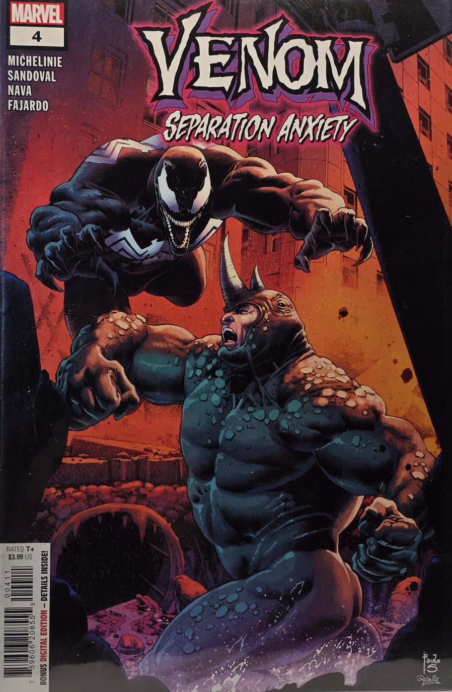 Venom: Separation Anxiety #4 — Michelinie & Sandoval (Marvel)