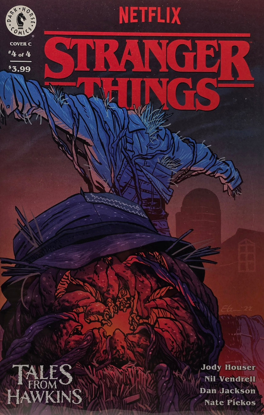 Stranger Things Tales from Hawkins issue 4 of 4 Cover C scarecrow scene