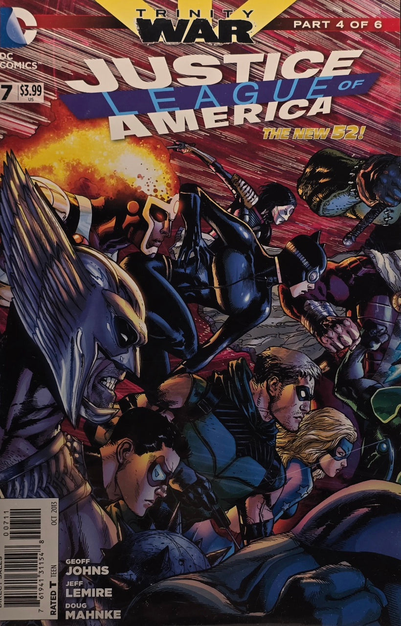 Justice League of America issue 4 New 52 Secret Society Strikes cover