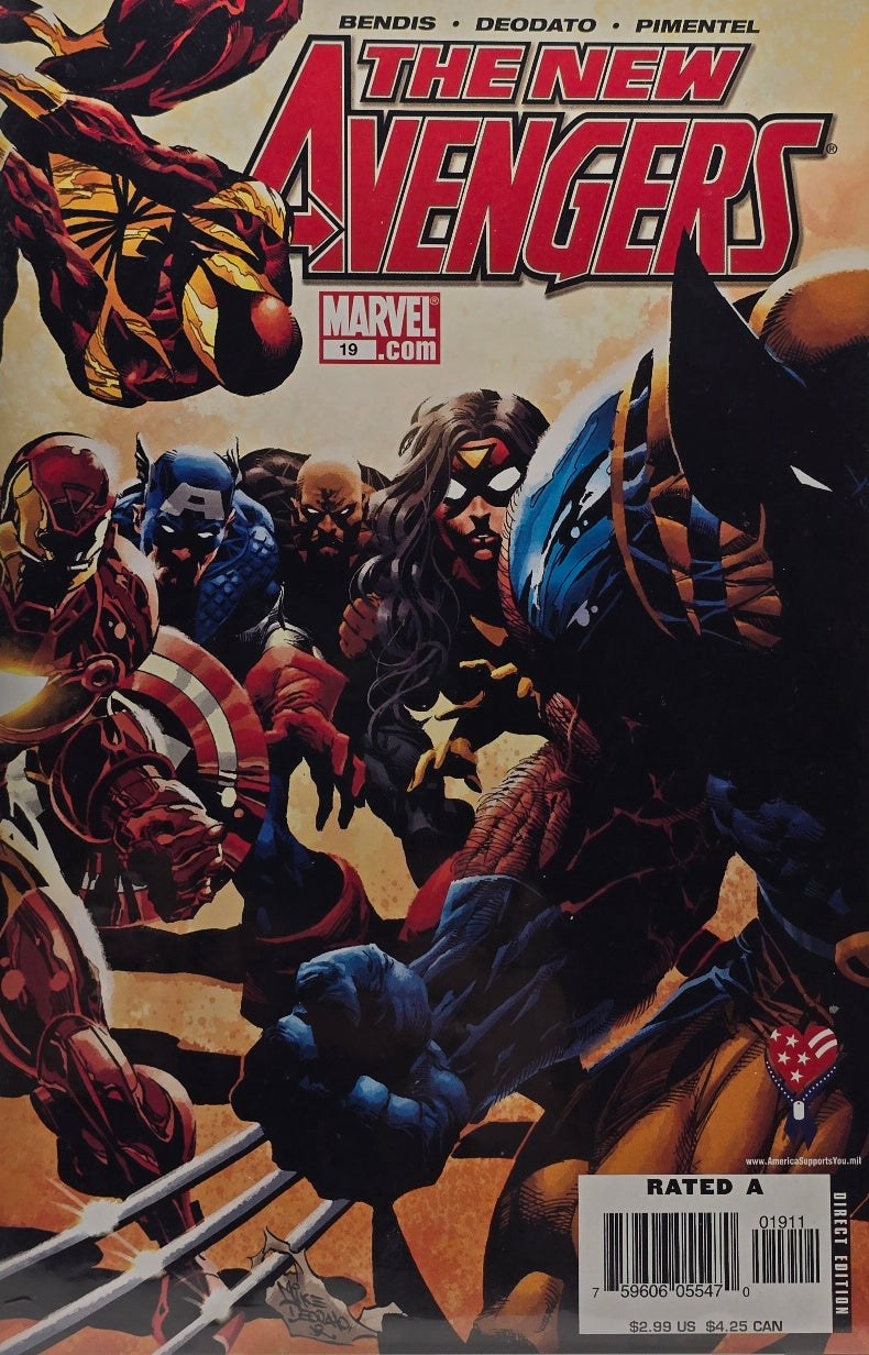 The New Avengers #19 — Wolverine & Team Cover — Direct Edition (Marvel)