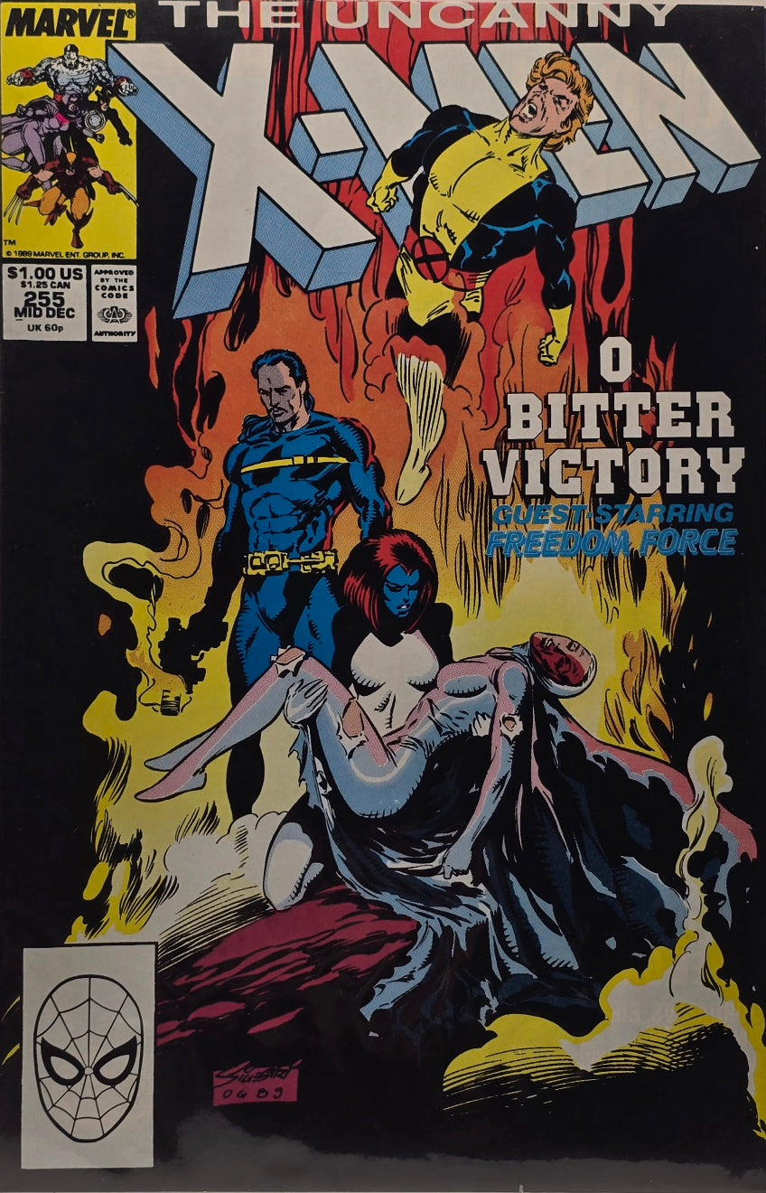 Uncanny X-Men #255 — O Bitter Victory! Guest Starring Freedom Force (Mid-December 1989)