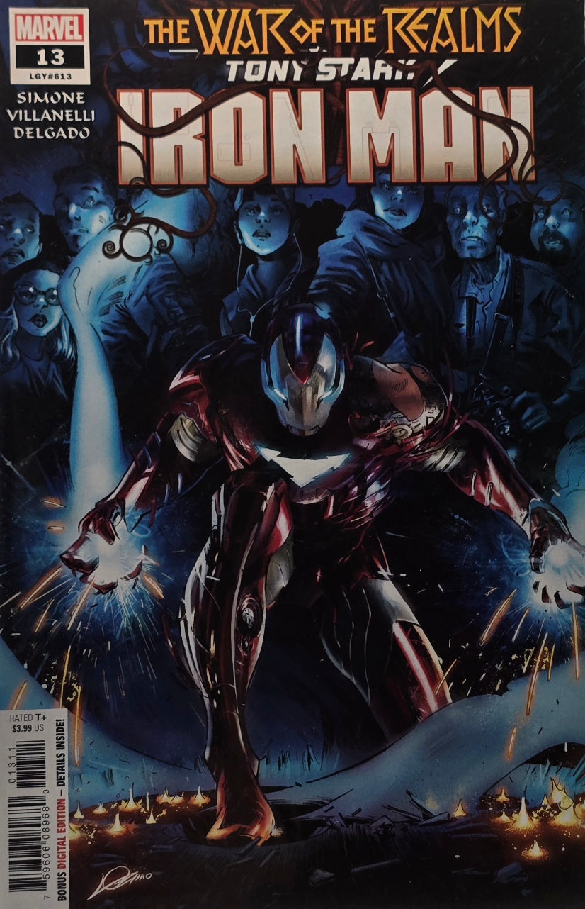Tony Stark: Iron Man #13 (LGY #613) — War of the Realms — Simone, Villanelli & Delgado (Marvel Comics)