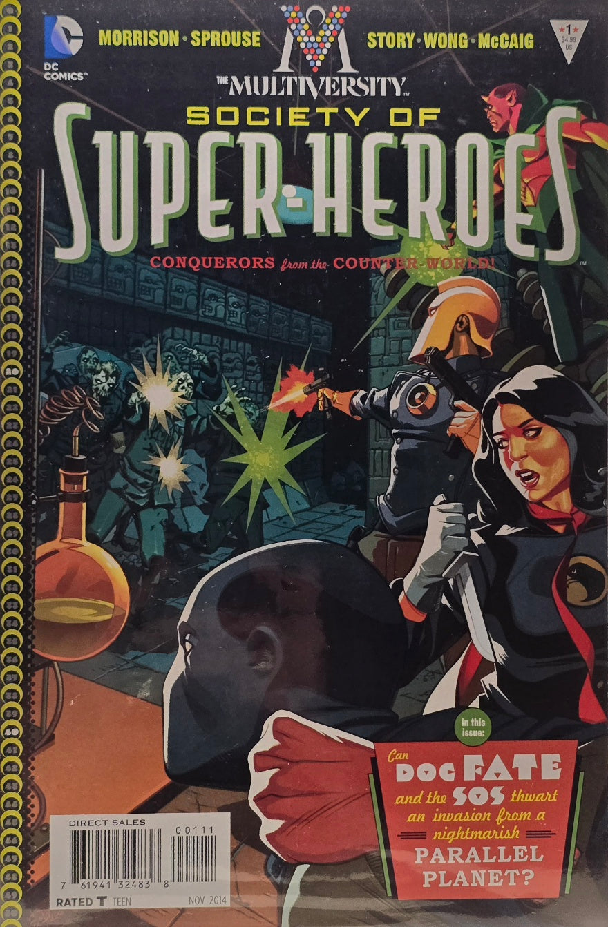 The Multiversity: Society of Super-Heroes #1 — "Conquerors from the Counter-World!" (DC Comics, November 2014) — Morrison, Sprouse, Story, Wong & McCaig