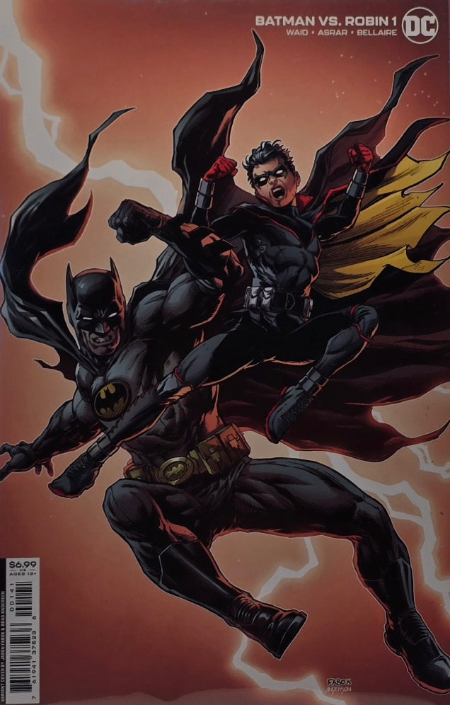 Batman vs. Robin #1 — Jason Fabok Variant Cover (DC Comics, 2022) — Waid, Asrar & Bellaire