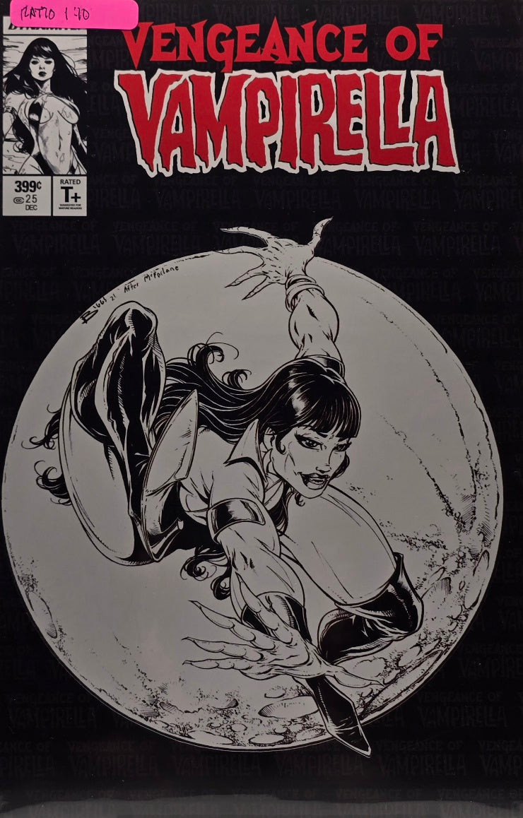 Vengeance of Vampirella #25 — Black & White Variant (Dynamite)