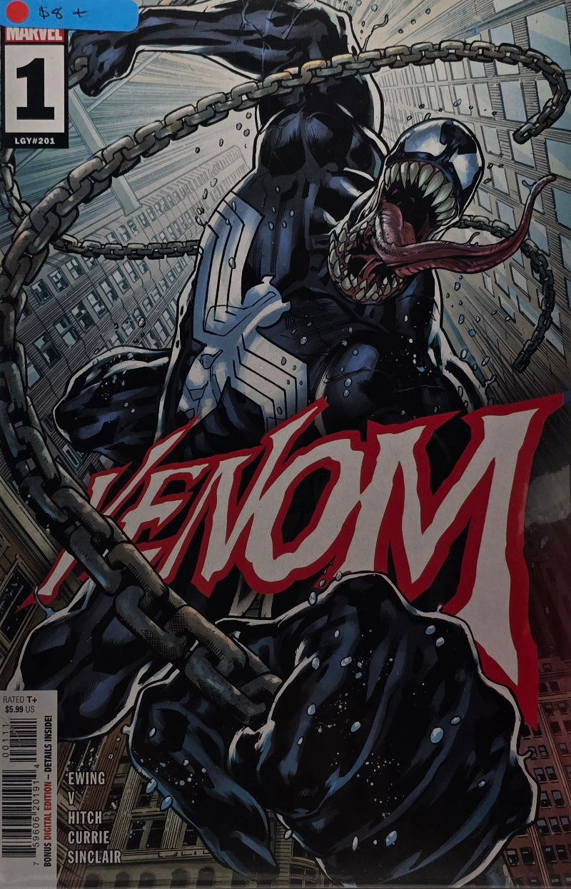 Venom #1 (Marvel Comics) — LGY#201 — Ewing, Hitch, Currie & Sinclair