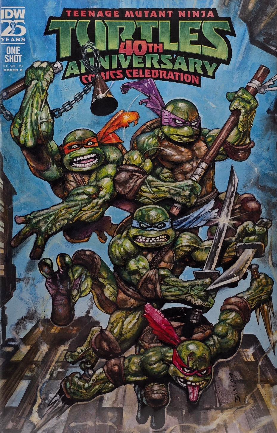 Teenage Mutant Ninja Turtles 40th Anniversary Comics Celebration (Cover B)
