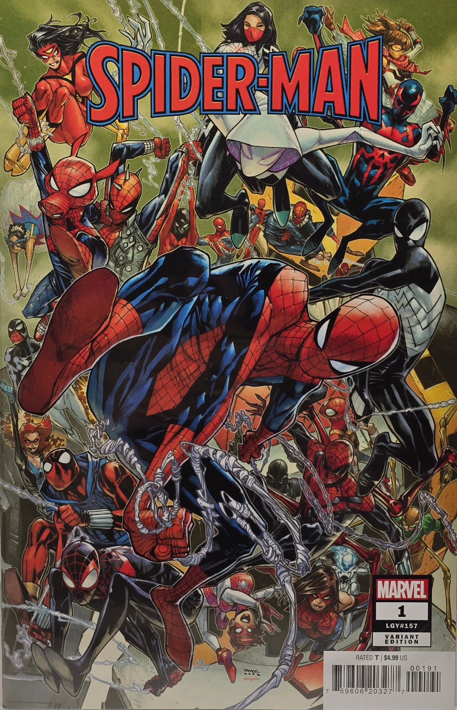 Spider-Man #1 — Spider-Verse Roster Variant (LGY #157)