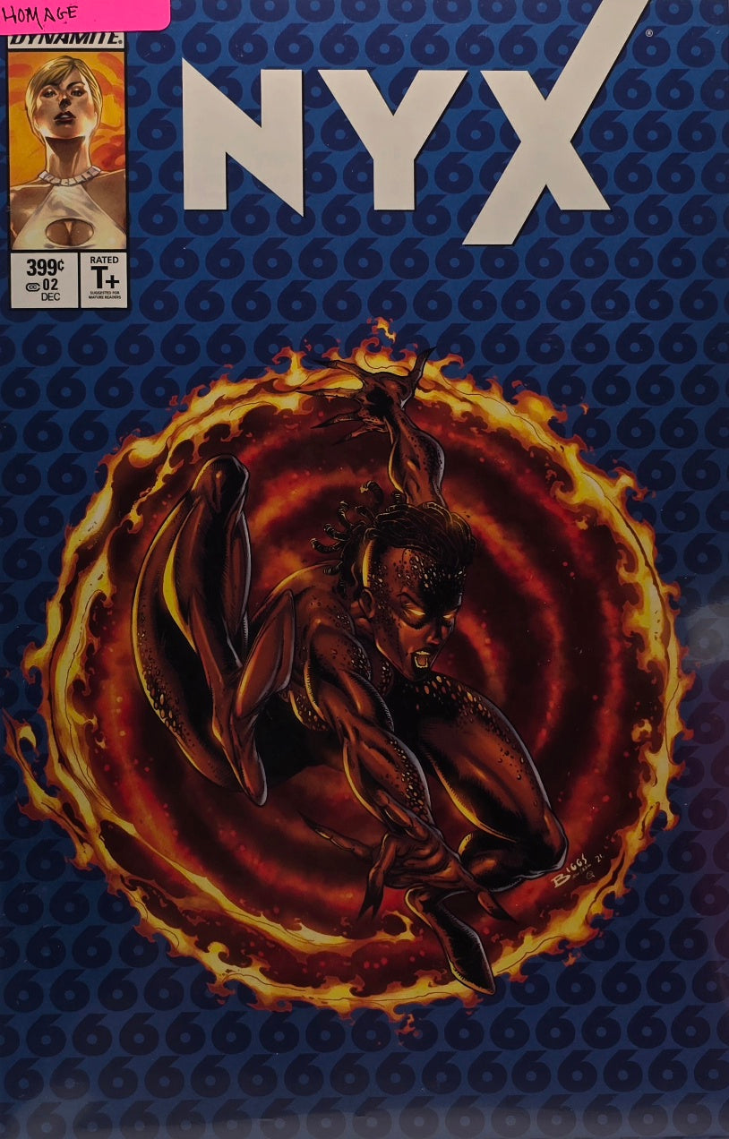 Nyx #2 (Dynamite Entertainment) — Homage Cover Variant