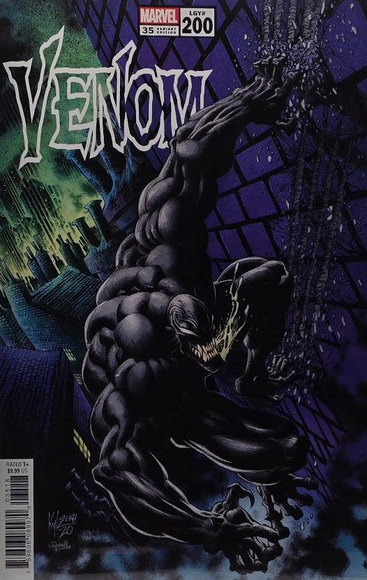 Venom #35 — Kubert Variant Edition — Crawling Building Cover (LGY #200 — Marvel)