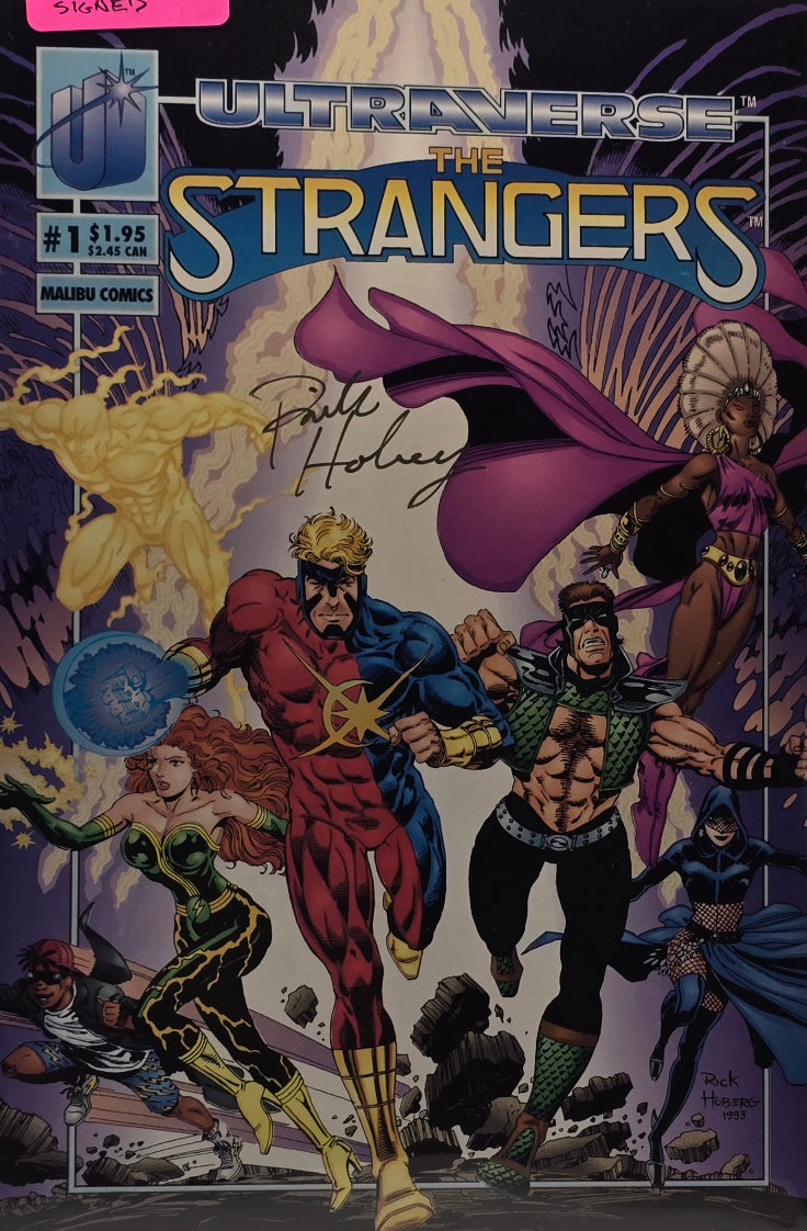 The Strangers #1 — Signed by Paul Holsey (Malibu Comics Ultraverse, 1993)