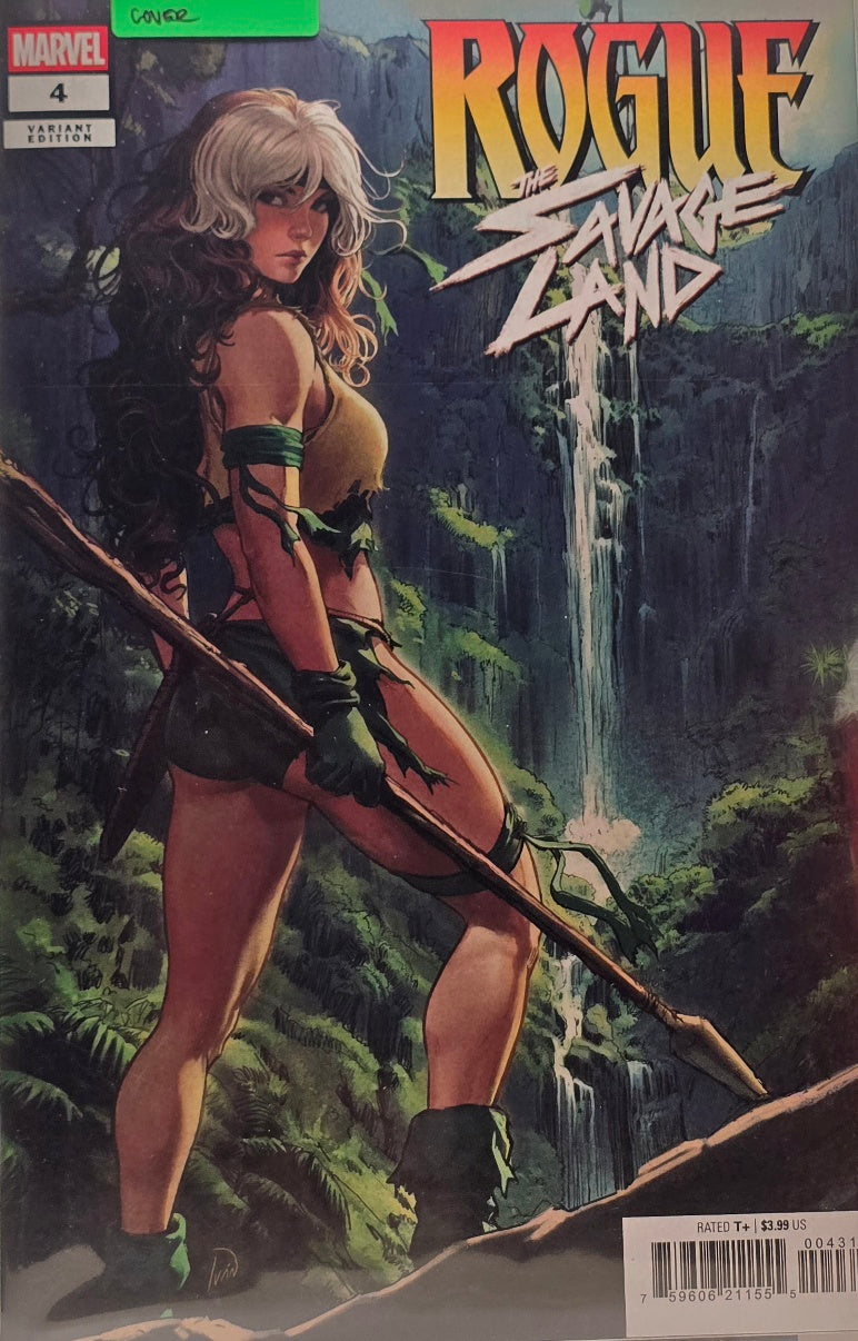 Rogue: The Savage Land #4 — Variant Edition (Marvel Comics) — Parel Painted Cover