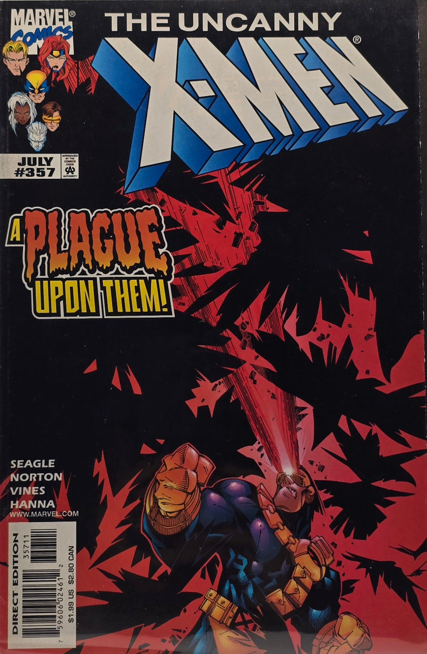 Uncanny X-Men #357 — A Plague Upon Them! (July 1998)