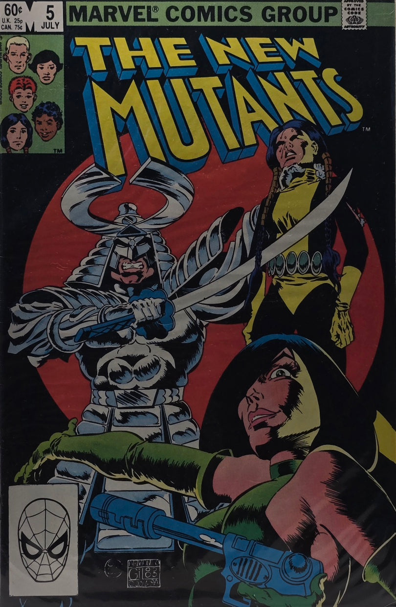 The New Mutants #5 (Marvel Comics Group) — Claremont & Sienkiewicz — July 1983 — Newsstand Edition