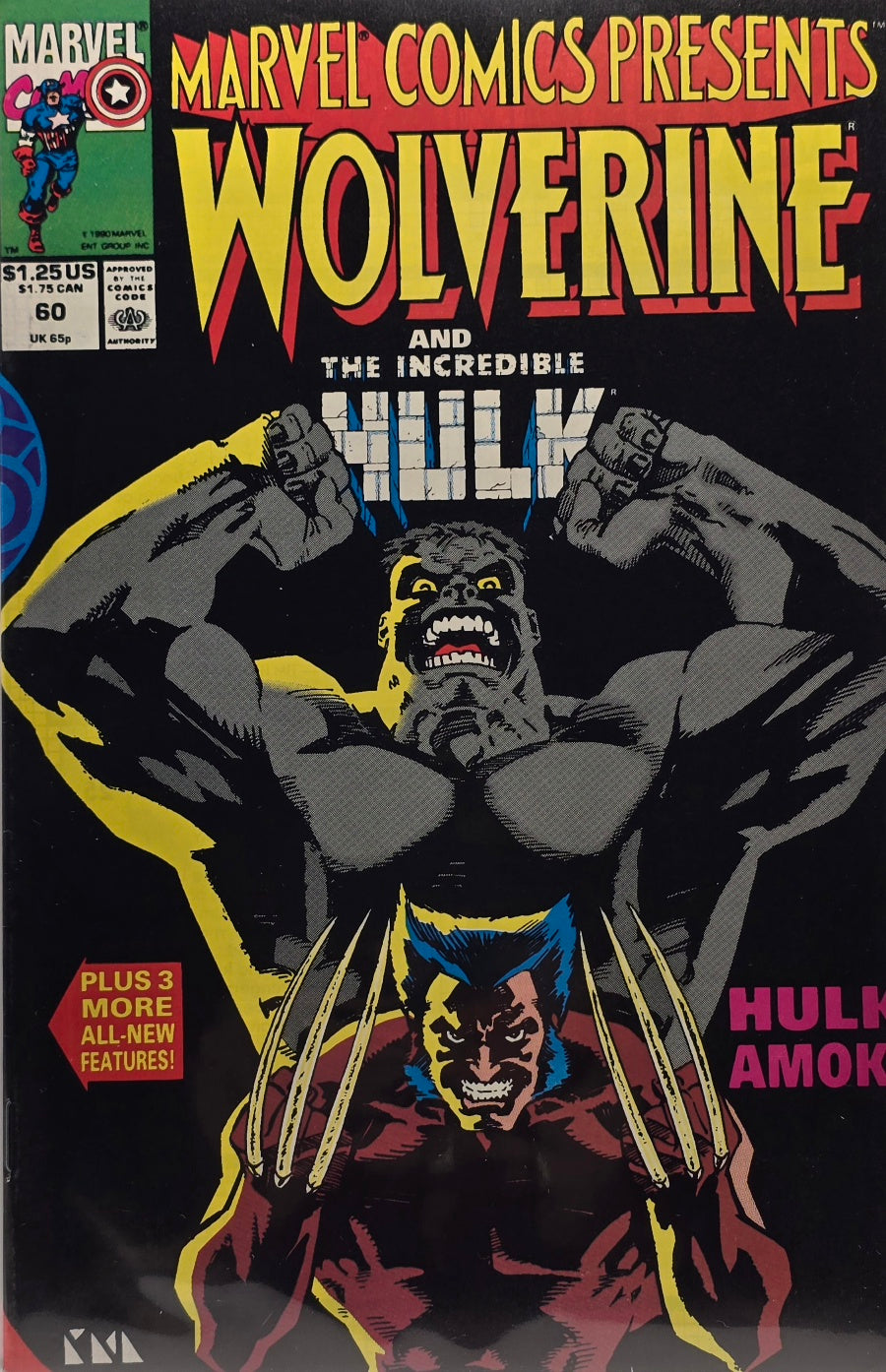 Marvel Comics Presents #60 — Wolverine & The Incredible Hulk: Hulk Amok! (1990)