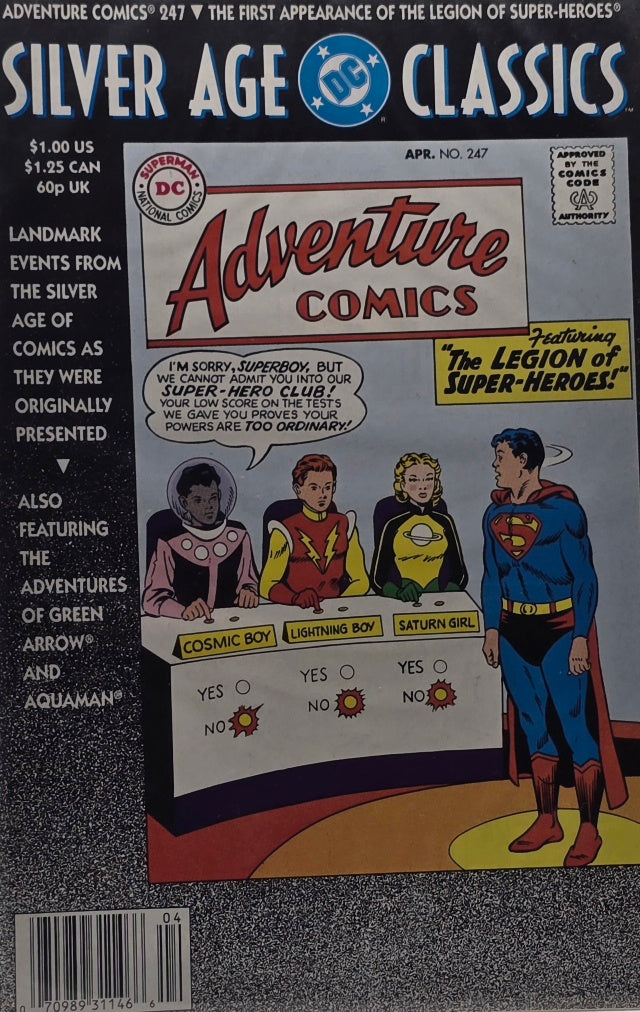 DC Silver Age Classics: Adventure Comics #247 — 1st Appearance of the Legion of Super-Heroes (DC Comics)