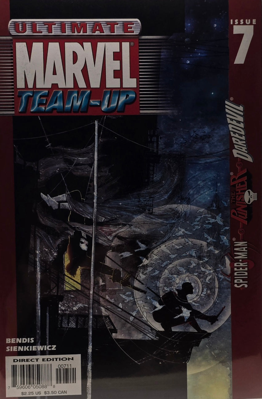 Ultimate Marvel Team-Up #7 — Spider-Man / Punisher / Daredevil (Marvel) — Bendis & Sienkiewicz