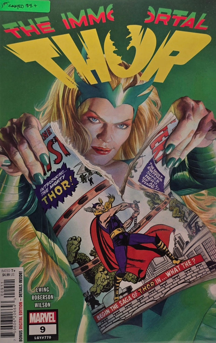 The Immortal Thor #9 (Marvel Comics) — 1st Cameo #384 — Ewing, Roberson & Wilson