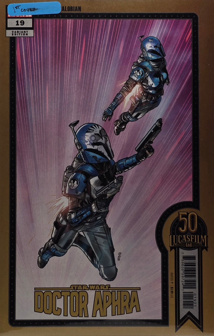 Star Wars: Doctor Aphra #19 (Marvel) - Mandalorian 1st Cover Variant (Lucasfilm 50th)