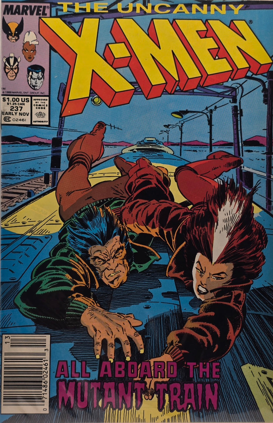 Uncanny X-Men #237 — All Aboard the Mutant Train! (Early November 1988)