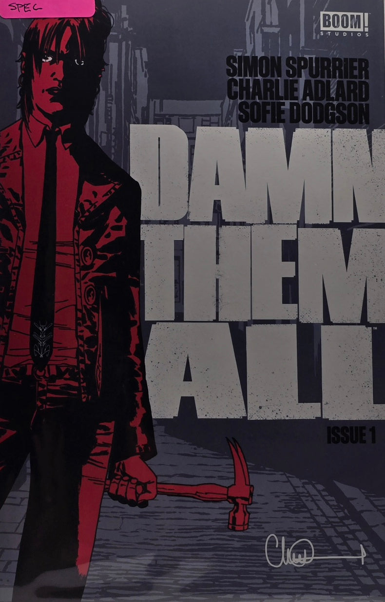 Damn Them All #1 (BOOM! Studios) — Simon Spurrier / Charlie Adlard / Sofie Dodgson — Signed by Charlie Adlard — Spec Copy