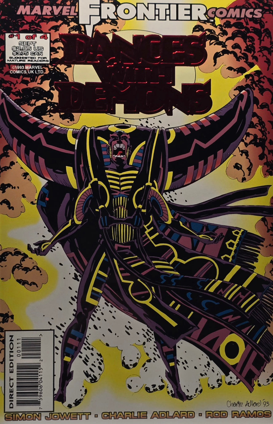 Dances with Demons #1 of 4 (Marvel Frontier Comics, September 1993) — Jowett, Adlard & Ramos — Signed by Charlie Adlard