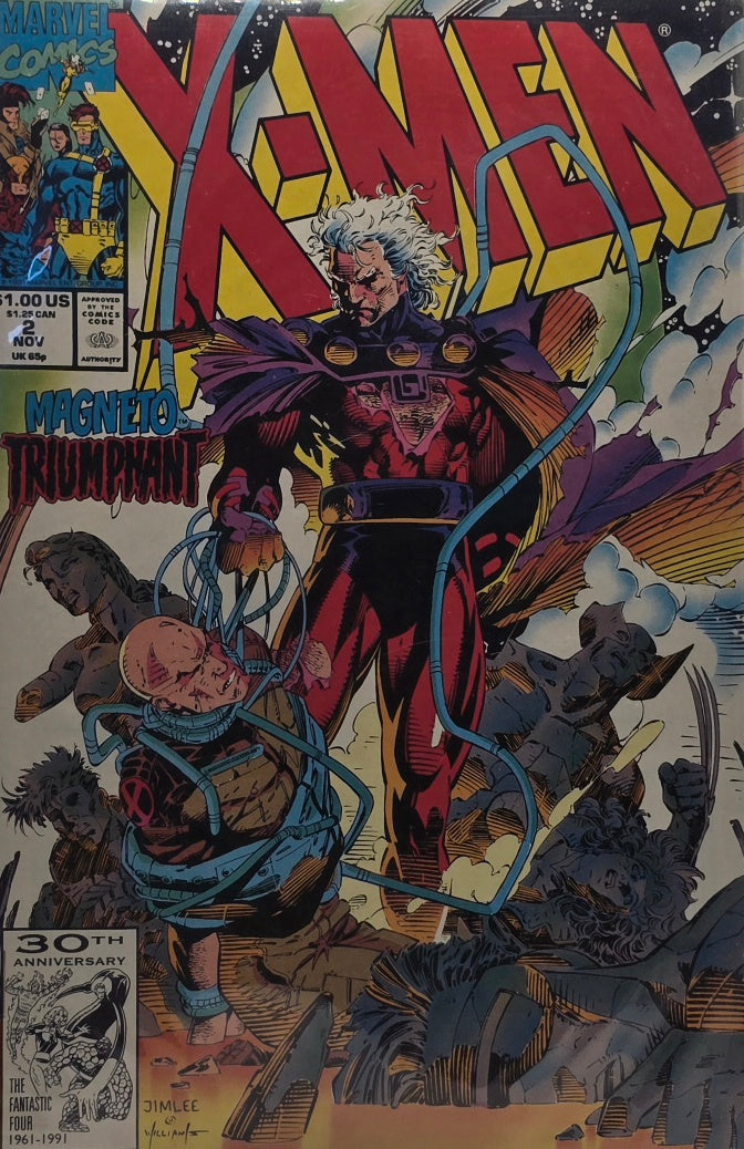 X-Men #2 (Marvel Comics, November 1991) — Magneto Triumphant! — Jim Lee & Williams
