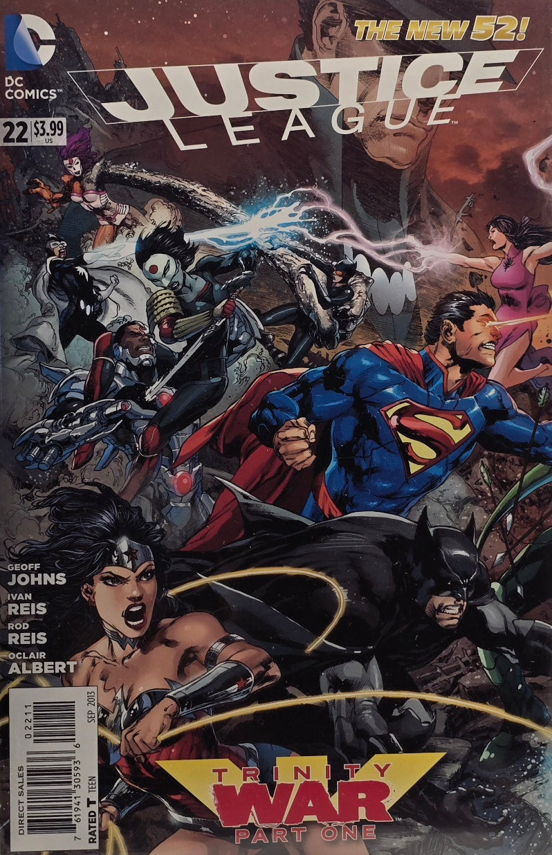 Justice League issue 26 Forever Evil Power Ring Unleashed cover