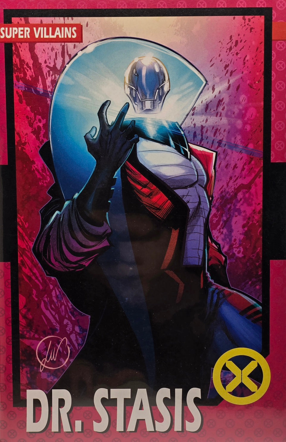 X-Men Super Villains Trading Card Variant — Dr. Stasis