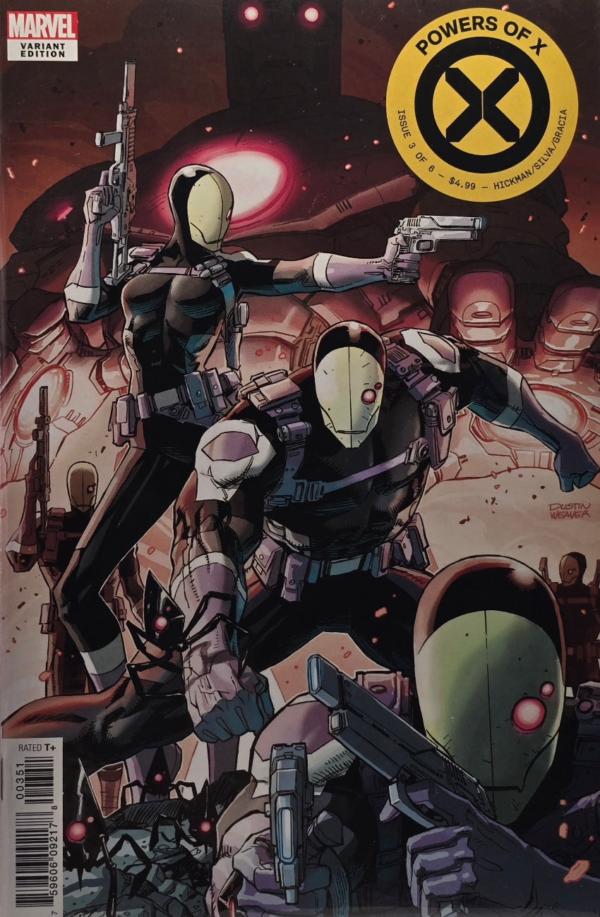 Powers of X #3 (Marvel) — Variant Edition — Issue 3 of 6 — Dustin Weaver Cover — Hickman / Silva / Gracia
