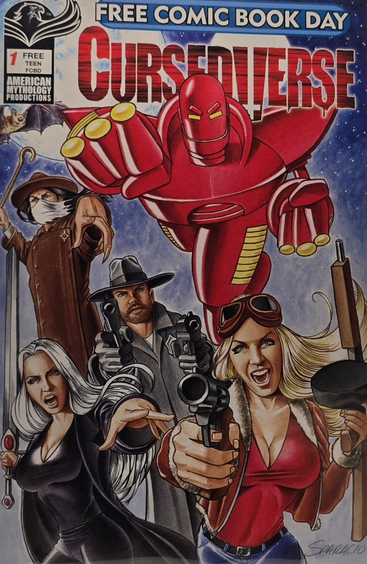 Cursedverse #1 — Free Comic Book Day — American Mythology Productions (Rated Teen)